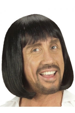 Siyah Renk Erkekler İçin Kısa Ortaçağ Peruğu&hellip;