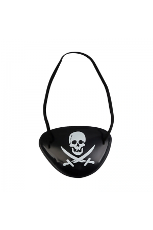 Siyah Renk Kuru Kafa Baskılı Plastik Korsan Göz Maskesi Korsan Göz Ban&hellip;
