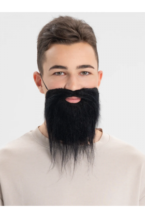 Siyah Renk Takma Sakal Bıyık Takımı&hellip;