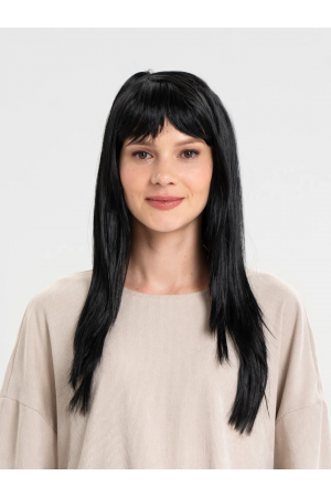 Siyah Renk Uzun Parti Peruğu&hellip;