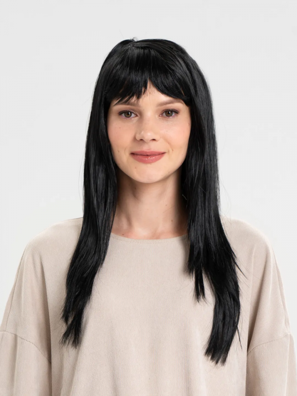 Siyah Renk Uzun Parti Peruğu&hellip;