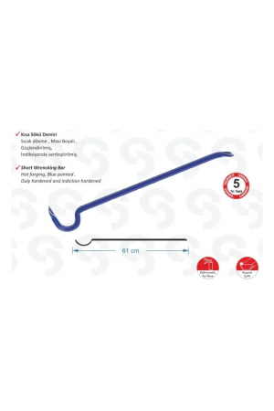 Sk 6000 Kısa Sökü Demiri - 1200 Gr, 61cm&hellip;