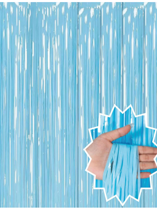 Soft Mavi Püsküllü Kapı Perdesi - Parti, Baby Shower, Sünnet Süsü, &hellip;