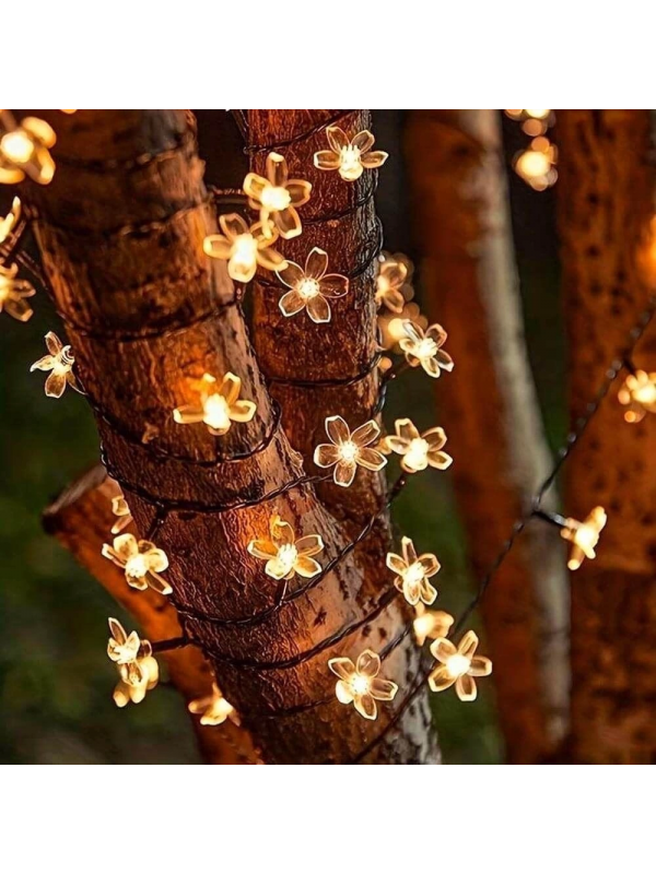 Solar 5m 50 Led Papatya Gün Işığı 8 Fonksiyonlu&hellip;