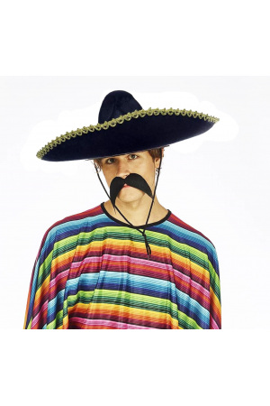 Sombrero Meksika Şapkası Mariachi Altın Şeritli Yetişkin Boy&hellip;