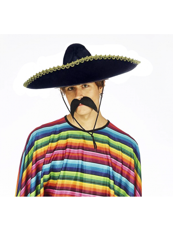 Sombrero Meksika Şapkası Mariachi Altın Şeritli Yetişkin Boy&hellip;