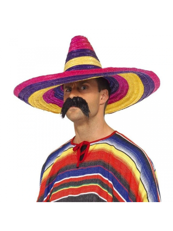 Sombrero Meksika Şapkası Renkli Örme Hasır Yetişkin Boy&hellip;