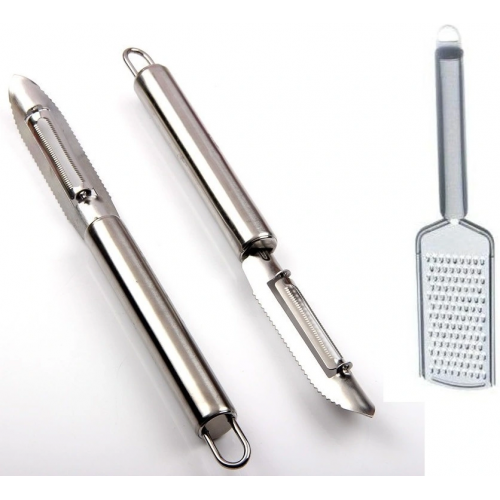 Soyacak Ve Rende 2li Set Paslanmaz Çelik İnox