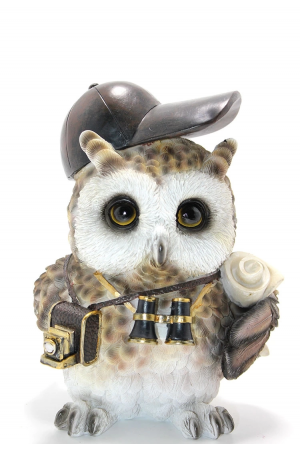 Steampunk Polyester Baykuş Figürü Alk2466&hellip;