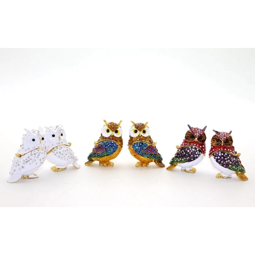 Swaroski 2'li Baykuş Alk2035