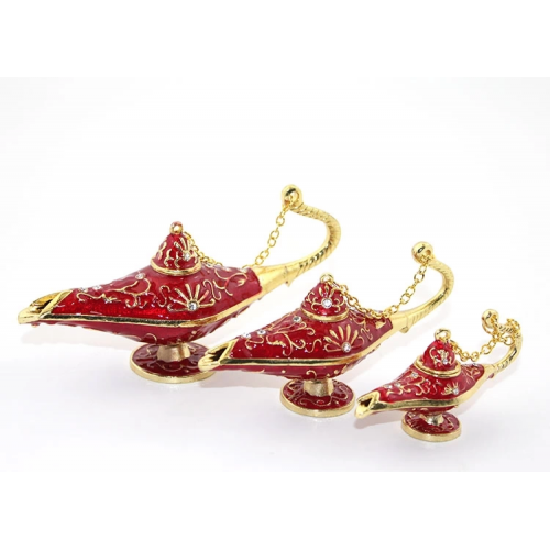 Swaroski Taşlı 3'lü Alaaddin Lambası Alk1923