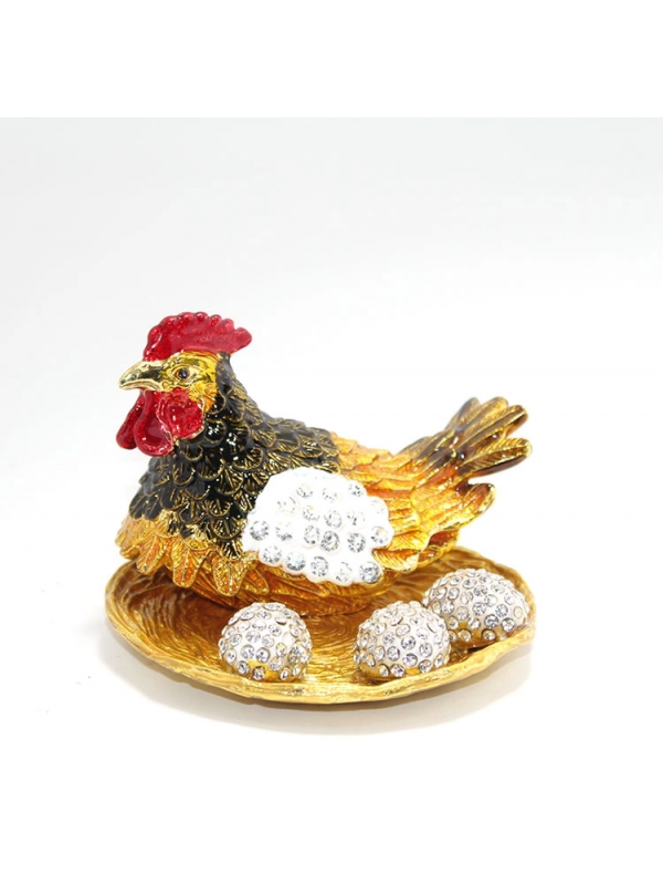 Swaroski Taşlı Yumurtalı Tekli Tavuk Alk1909… Swaroski Taşlı Yumurtalı Tekli Tavuk Alk1909…
