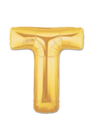 T Harf Folyo Balon Altın Renk  40 İnç&hellip;