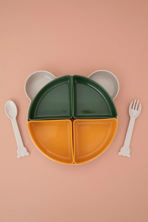 Tabldot Mama Tabağı Çıkarılabilir Kaseli -tepsili 4 Bölmeli Çatal K&hellip;