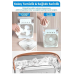 Taşınabilir Işıklı 5 Spreyli Vantilatör Buzlu Buharlı Vantilatör Mini Fan Nemlendirici