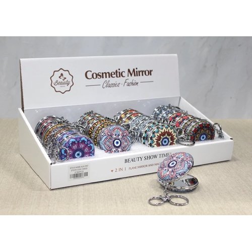 Taşlı El Aynası Anahtarlık Alk3767