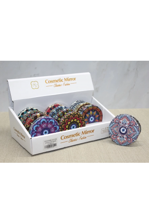 Taşlı El Aynası Yuvarlak İnce Alk3758…