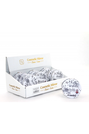 Taşlı İstanbul Tasarımı El Aynası İnce Alk2481…