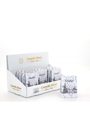 Taşlı İstanbul Tasarımı El Aynası İnce Alk2620…