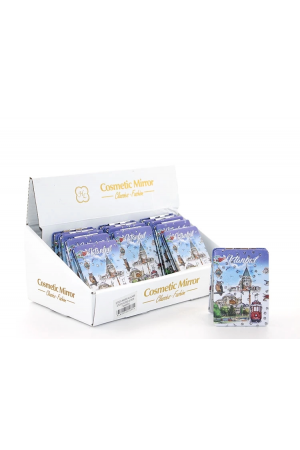 Taşlı İstanbul Tasarımı El Aynası İnce Alk2914…