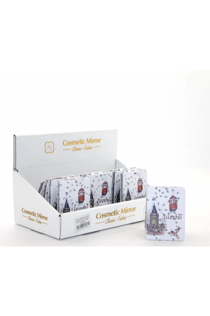 Taşlı İstanbul Tasarımı El Aynası İnce Alk2917…