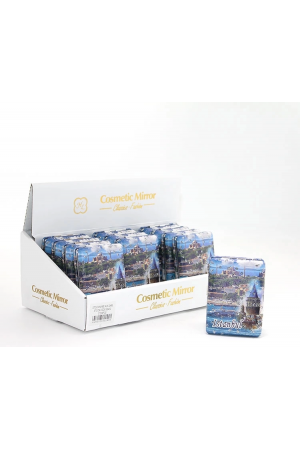 Taşlı İstanbul Tasarımı El Aynası Kalın Alk2486…