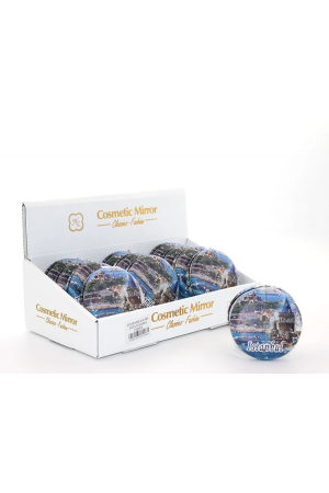 Taşlı İstanbul Tasarımı El Aynası Kalın Alk2488…