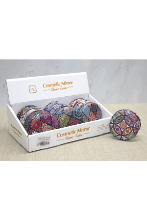 Taşlı Yuvarlak El Aynası Kalın Alk3751…