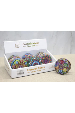 Taşlı Yuvarlak El Aynası Kalın Alk3757…