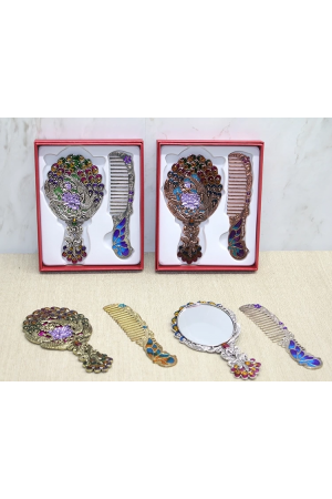 Tavuskuşu Ayna Ve Tarak Seti Küçük Boy Alk4987&hellip;