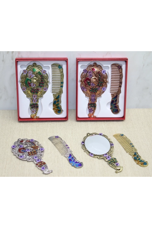 Tavuskuşu Ayna Ve Tarak Seti Küçük Boy Alk4988&hellip;