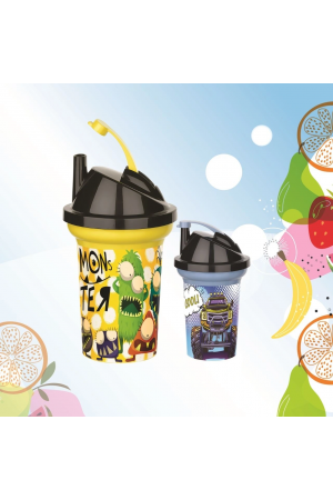 Tedy Pipetli Çocuk Içecek Bardağı Desenli Bardak 300ml&hellip;