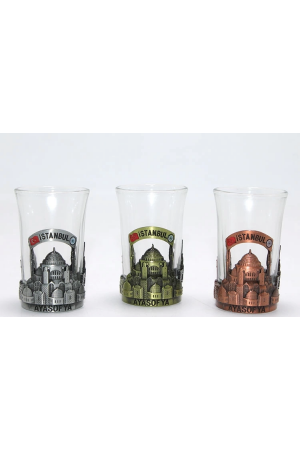 Tekli Metal Cam Bardaklı Shot Bardak  2alk109&hellip;