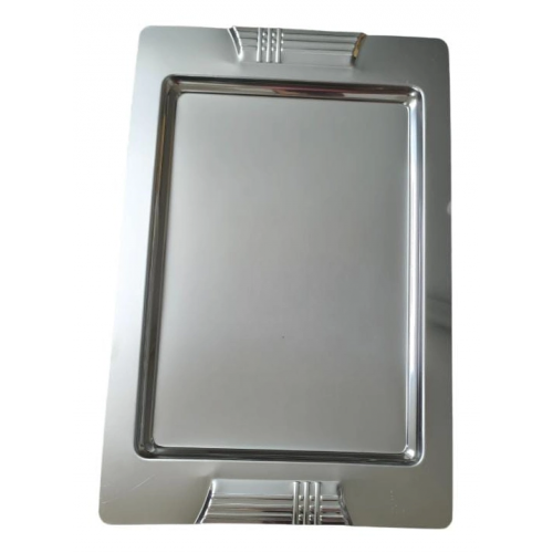 Tepsi - Çelik Kahve Sunum Tepsisi 46 X 30 Cm Tepsi - Çelik Kahve Sunum Tepsisi 46 X 30 Cm