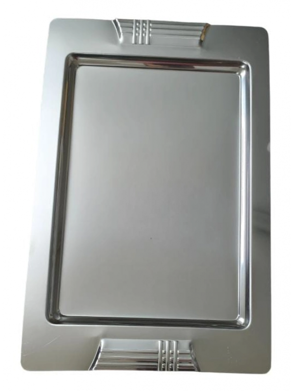 Tepsi - Çelik Kahve Sunum Tepsisi 46 X 30 Cm&hellip;