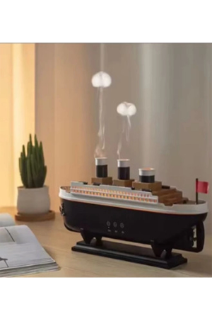 Titanic Gemi Hava Nemlendirici Işıklı Fonksiyonlu Buhar Makinesi Kumand&hellip;
