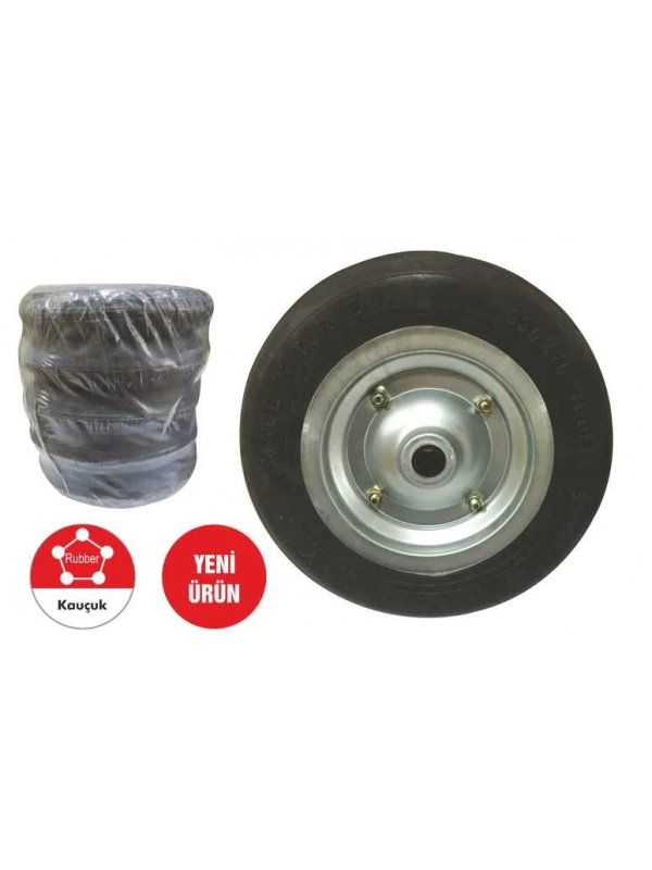 Tkr 001 El Arabası Tekeri Dolgu Teker Burçlu&hellip;