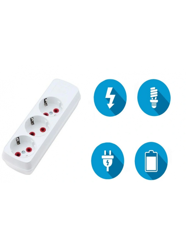 Topraklı 3lü Priz 10 Metre&hellip;