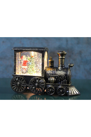 Trenli Yılbaşı Işıklı Kar Küresi Alk3221&hellip;