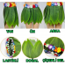 Tropikal Esintili Hawaii Yapraklı Parti Eteği Çocuk Boy