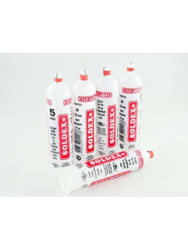 Tüp Lehim 1,2 Mm 25 Gr - 5 Kanallı, Sn:60 / Pb:40&hellip;