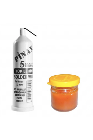 Tüp Lehim Teli Ve Lehim Pastası Set&hellip;