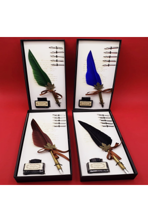 Tüylü Divit Kalem Seti… Tüylü Divit Kalem Seti…