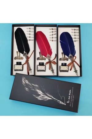 Tüylü Masaüstü Divit Kalem Seti… Tüylü Masaüstü Divit Kalem Seti…