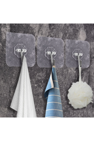 Ultra Güçlü Yapışkanlı 10lu Şeffaf Askı&hellip;