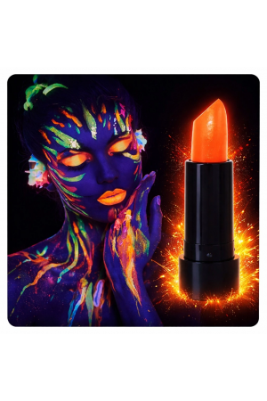 Uv Neon Turuncu Ruj – Karanlıkta Parlayan Makyaj Boyası&hellip;