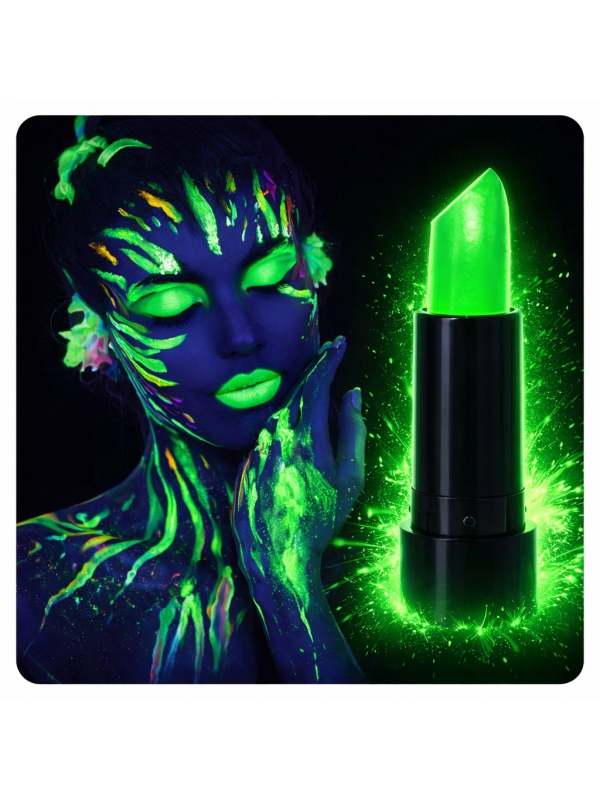 Uv Neon Yeşil Ruj – Karanlıkta Parlayan Makyaj Boyası&hellip;