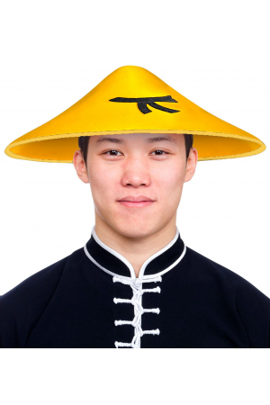 Uzak Doğu Asyalı Çin Japon Şapkası Sarı Renk… Uzak Doğu Asyalı Çin Japon Şapkası Sarı Renk…