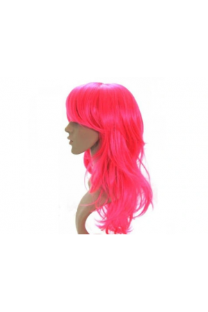 Uzun Peruk Saç - Pembe&hellip;