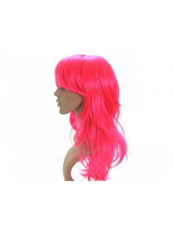Uzun Peruk Saç - Pembe&hellip;